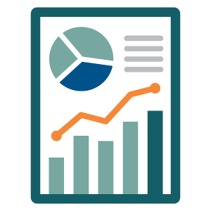 Financial Statement Review and Audit Support Icon